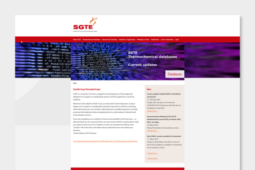SGTE - Scientific Group Thermodata Europe