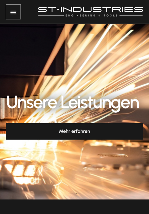 Responsive Webdesign für ST Industries in Baesweiler
