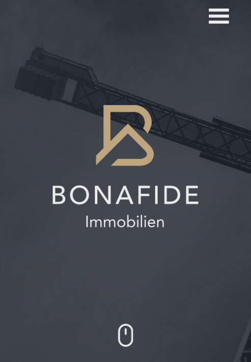 Responsive Webdesign für Bonafide Immobilien